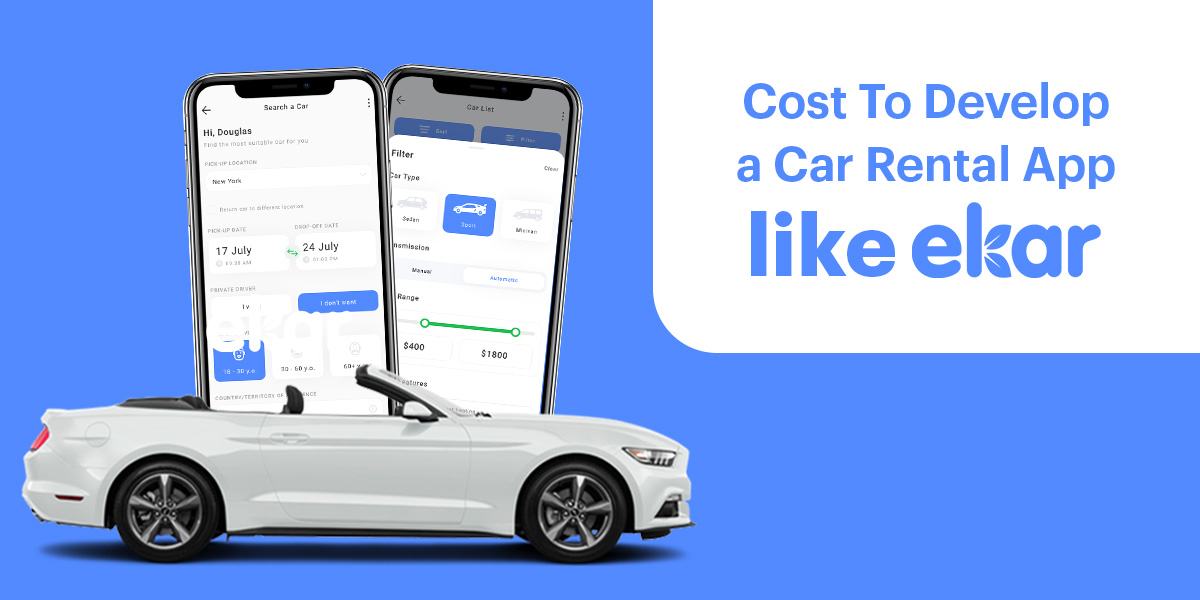 Car Rental App Development cost